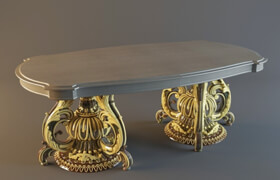 Table in Baroque style