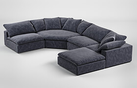 Home-Concept Luscious Sectional 沙发组件模型
