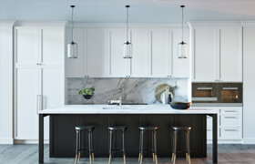 BLACK WHITE KITCHEN