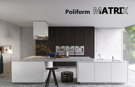 Kitchen Poliform Varenna Matrix (vray GGX, corona PBR)