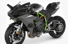 ​Kawasaki Ninja H2R - 3dmodel