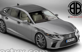 Lexus LS 500 2018 3D Model - 3dmodel