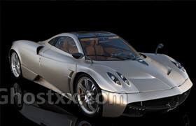 pagani huayra 2012 - 3dmodel