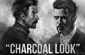 Charcoal Look in photoshop - Greg Rutkowski