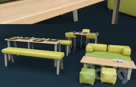 Steelcase office furniture dining room