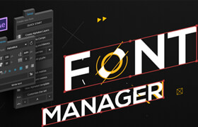 Font Manager - aescripts
