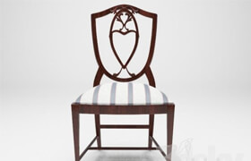 shieldback dinner chair