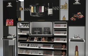 Chanel Cosmetics Display