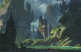 ArtStation Masterclasses 2018 - Aaron Limonick Environmental Design and Illustration