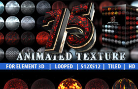 Videohive - 6870041 - 75 Animated Texture (Element 3d)