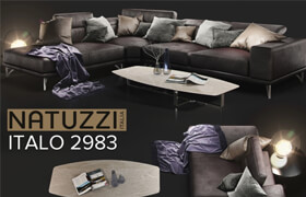 Sofa NATUZZI Italo 2983