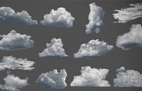 3D Cloud Models - 3d model