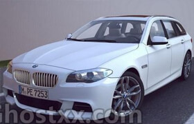 BMW M550D - 3d model