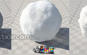 Corona SnowBall Shader