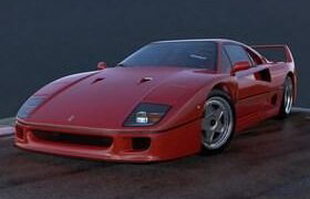 Ferrari F40 - 3d model