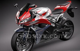 Honda CBR 600RR 2009 - 3d model