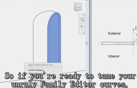 Lynda - Revit Parametric Curvature in the Family Editor