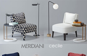 Chair Meridiani Cecile
