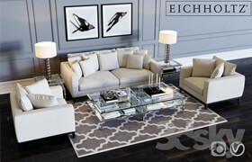 Eichholtz Sofa Principe & Chair Principe