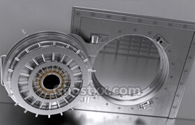 cgtrader - Bank Safe Vault