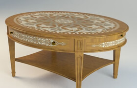 Oval table