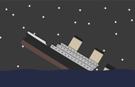Sshare - Learn After Effects by creating sinking Titanic Animation