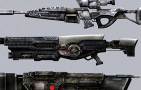 3DRT - Sci-Fi Firearms animated pack ver 1.1