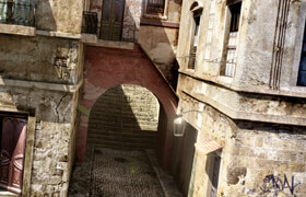 lighting la ruelle 3ds max v-ray mental ray  ​