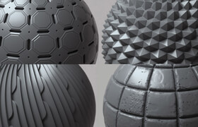 Gumroad - COMPLETE PACK - 100 Tileable Displacement-Alpha Patterns