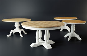 A set of three dining tables FullHouse v.2