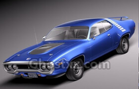 CGStudio - Plymouth Roadrunner NASCAR Richard Petty 1971 - 829507