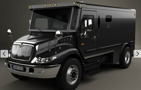 Hum3D - International Durastar Armored Cash Truck 2002