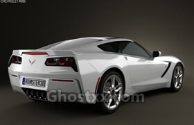 TurboSquid - Chevrolet Corvette Stingray (C7) Coupe 2014 - 1131721