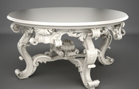 Large round palazzo capponi centre table