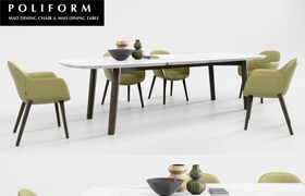 Poliform Mad Dining Chair And Table