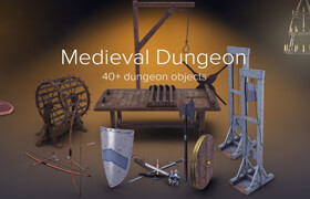 PixelSquid - Medieval Dungeon Collection