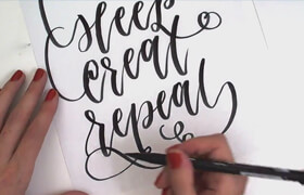 The Flourish - Expand Your Modern Calligraphy Skills - Peggy Dean