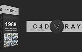 C4DVRAY - 7 GB Vrayforc4d Material Library - lib4d File