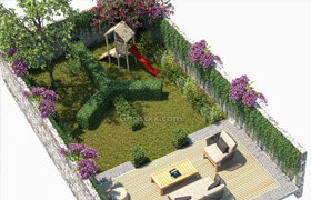 C4DVRAY - Vrayforc4d Garden Assets Collection - lib4d File