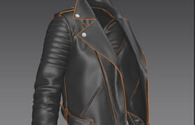 Gumroad - Marvelous Designer 7 Making a Biker Style Jacket