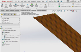 Lynda - SOLIDWORKS - Shell and Beam Modeling in FEA