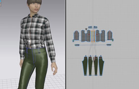 Skillshare - Fashion Design 3D Dress Shirt using Marvelous Designer