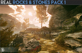 Cubebrush - Real Rocks and Stones pack I - 3dmodel