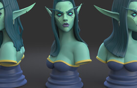 Follygon - Sculpting a Stylized and Appealing Female Face in ZBrush
