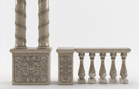 Column, baluster, Cupboard