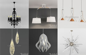 3dsky - Ceiling light - 吊灯模型 p4