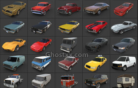 Cubebrush - American Cars Ultimate Collection - 3dmodel
