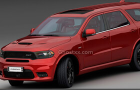 TurboSquid - Dodge Durango SRT 2018 (Low Interior) - 1279682