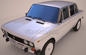 TurboSquid - Vaz 2106 Russian Car - 1124151