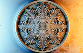 Stucco decor Medallion